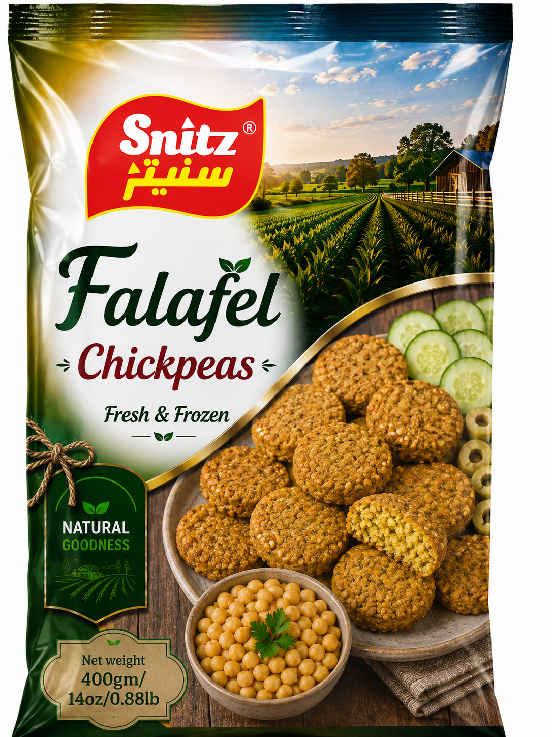 Snitz Falafel with Chickpeas